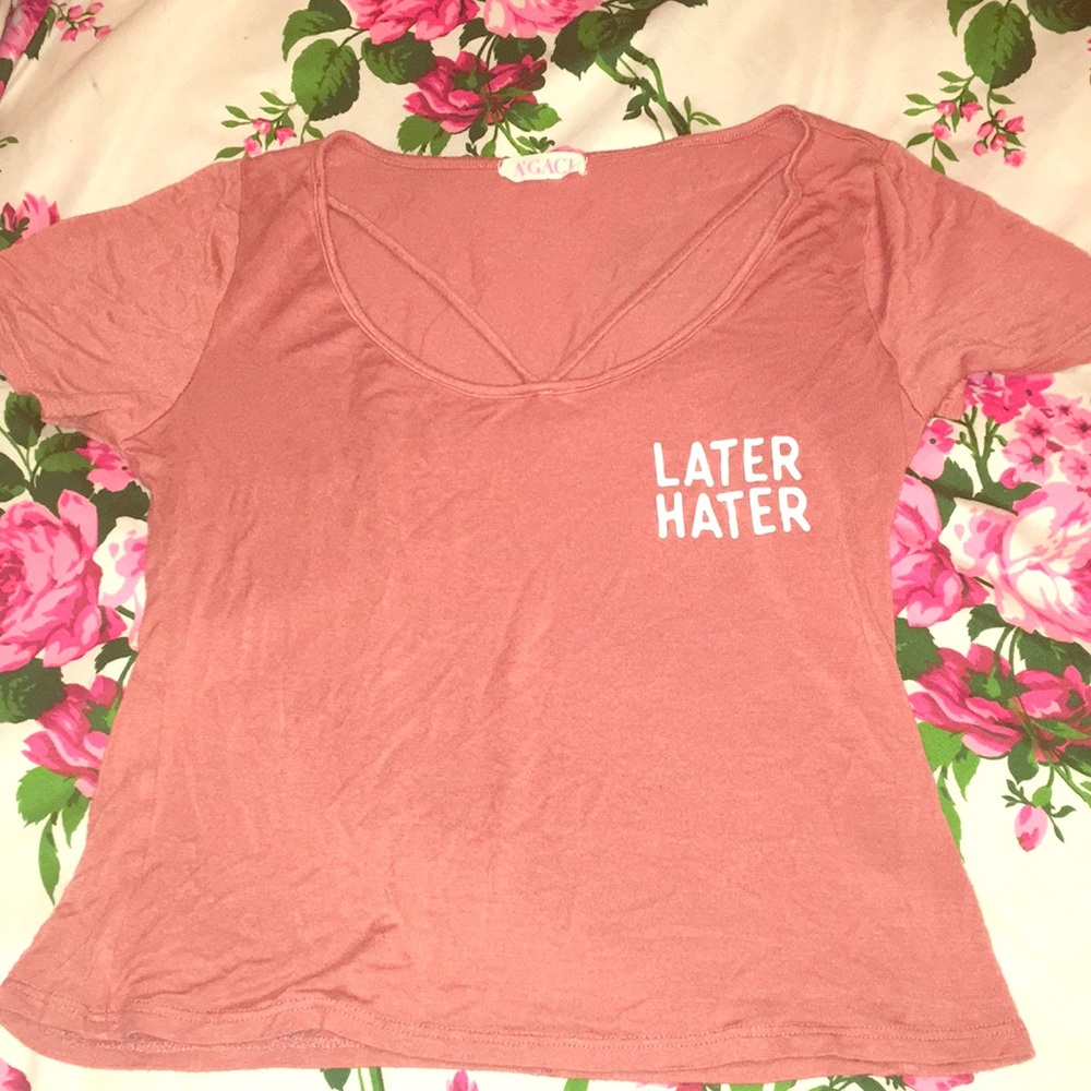 Pink shirt
